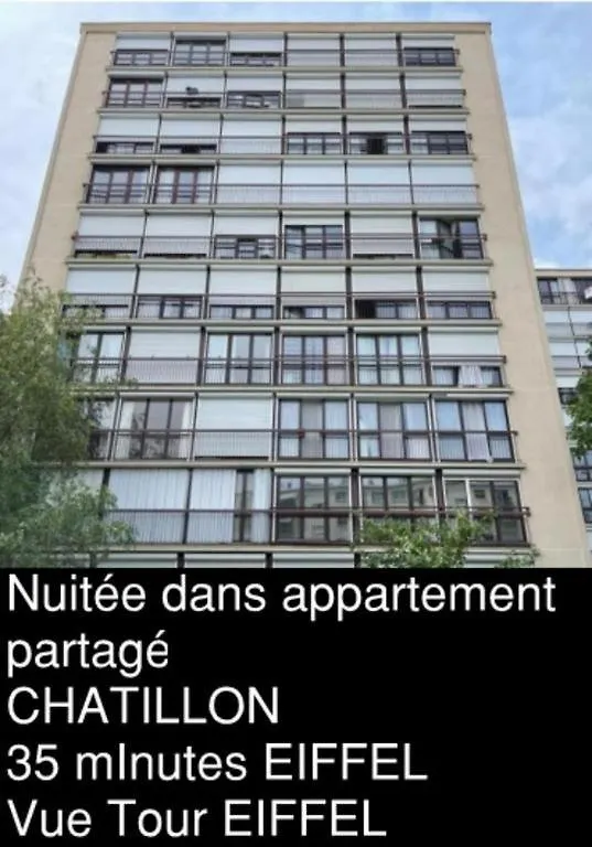 Homestay Dayroom Espace Paris Sans Nuitee Et Chambre Partagee Chatillon Nuitee -- Repos Journee Ou Espace Travail 8-19H Proche Tour Eiffel Ou Usage Bureau A L'Heure En Journee -- Nuitee Chatillon Avenue Paris France